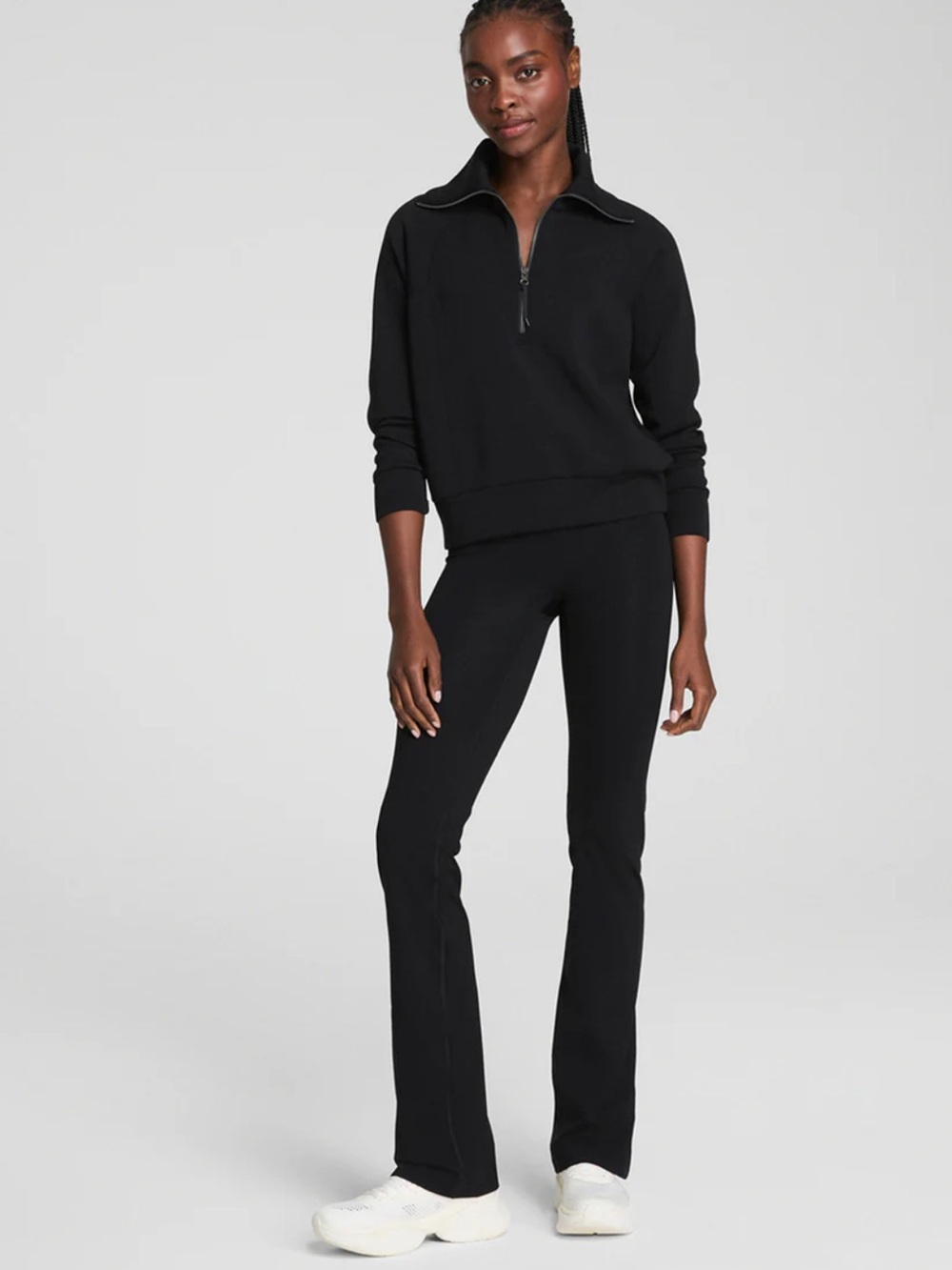 SPANX Booty Boost Flare Pant Size S Petite SP Black EUC